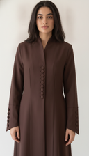 The Munthaha Tailored Button Detail Abaya