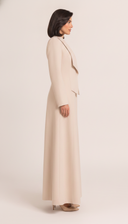 The Sajida Tailored Drape Collar Open Abaya