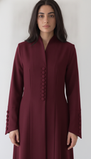 The Munthaha Tailored Button Detail Abaya