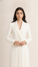 The Samah Tailored Shawl Collar Abaya