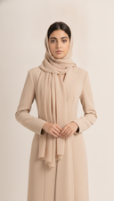 The Samah Tailored Shawl Collar Abaya