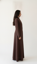 The Munthaha Tailored Button Detail Abaya