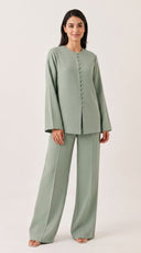 The Raneem Button Detail Co-Ord Set