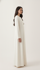 The Ismat Minimal Panel Detail Abaya