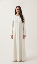 The Ismat Minimal Panel Detail Abaya