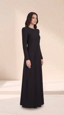 The Afroz Asymmetric Panel Tailored Abaya