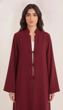 The Hawwa Double Button Detail Abaya
