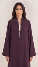 The Hawwa Double Button Detail Abaya