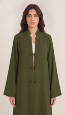 The Hawwa Double Button Detail Abaya