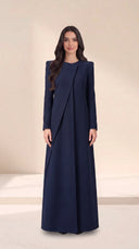 The Afroz Asymmetric Panel Tailored Abaya