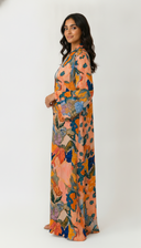 The Sana Floral Open Front Abaya