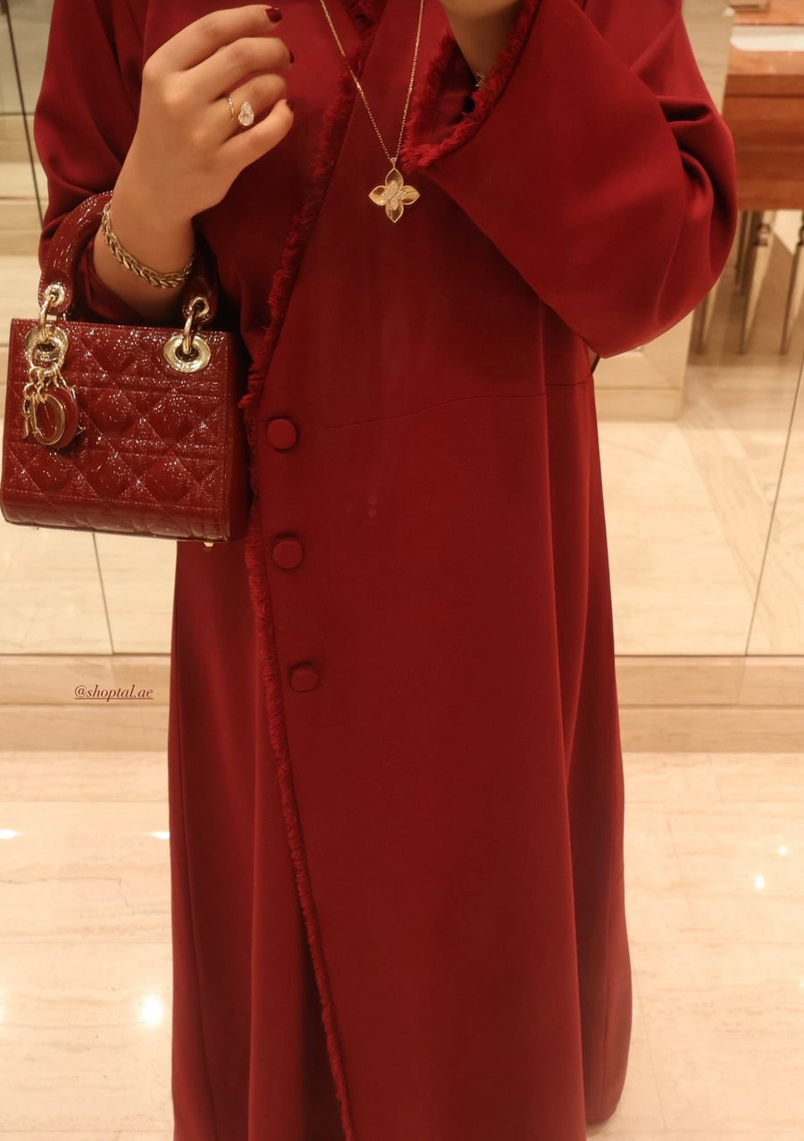 The Sumaya Classic Fringe Edge Abaya