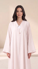 The Lubaba Minimal Button Detail Abaya