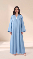 The Lubaba Minimal Button Detail Abaya