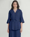 The Haya Pintuck Tie-Waist Co-Ord Set