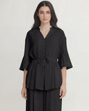 The Haya Pintuck Tie-Waist Co-Ord Set