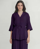 The Haya Pintuck Tie-Waist Co-Ord Set