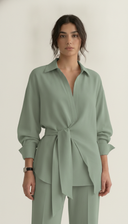 The Fida Tie-Waist Shirt Co-Ord Set
