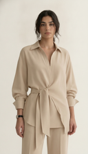 The Fida Tie-Waist Shirt Co-Ord Set