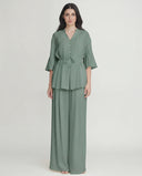 The Haya Pintuck Tie-Waist Co-Ord Set
