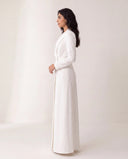 The Halima Shawl Collar Wrap Abaya