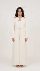 The Tala Tie-Front Panel Abaya