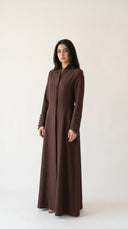 The Munthaha Tailored Button Detail Abaya