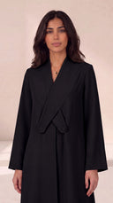 The Jouri Tailored Overlap Panel Abaya