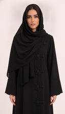 The Rasha Floral Knot Closure Abaya