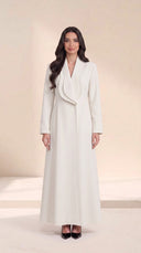 The Mumina Sculpted Lapel Tailored Abaya