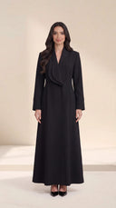 The Mumina Sculpted Lapel Tailored Abaya