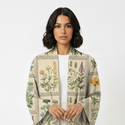 The Lina Botanical Print Abaya