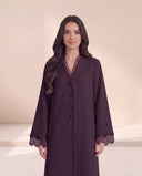 The Zuhaira Scalloped Organza Detail Abaya