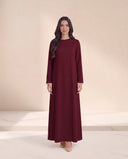 The Layina Pearl Cuff Abaya with Button Detail