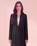 The Hareer Wrap Detail Abaya with Side Tie