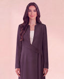 The Hareer Wrap Detail Abaya with Side Tie