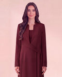 The Hareer Wrap Detail Abaya with Side Tie