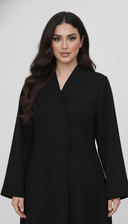 The Saher Tailored Button Front Abaya