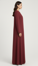 The Nisreen Clean Line Button Abaya