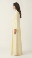 The Nujud Eyelet Mandarin Collar Abaya