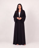 The Anan Open Abaya with Cut-Out Cuff Detail