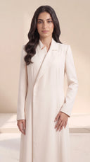 The Sheikah Tailored Wrap Collar Closed Abaya
