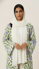 The Samirah Vine Floral Print Open Abaya