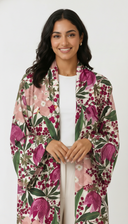 The Suhad Flora Print Open Abaya