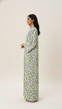 The Samirah Vine Floral Print Open Abaya