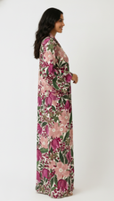 The Suhad Flora Print Open Abaya