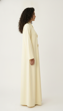 The Fawziya Floral Button Detail Abaya