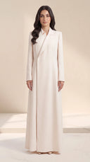 The Sheikah Tailored Wrap Collar Closed Abaya