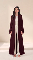 The Layla Tailored Abaya with Layered Cuffs
