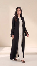 The Layla Tailored Abaya with Layered Cuffs